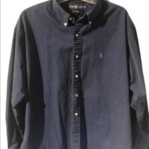 Polo Ralph Lauren Logo Embroidered Blake Solid Shirt Size;Large.Great Condition.